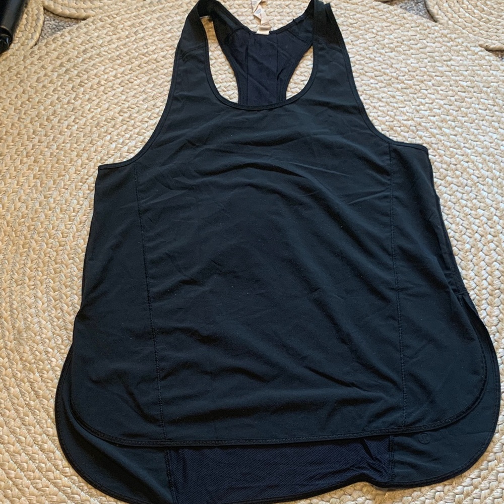 Lululemon Black Racerback Tank Top